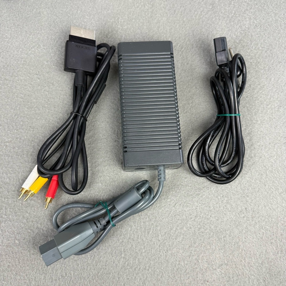 Official Microsoft 150W watt 12.1A Xbox 360 Original Power Supply + AV Cord